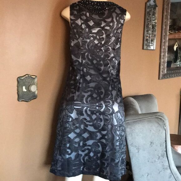 Suewong designer jeweled cocktail dress 4 - Picture 4 of 5